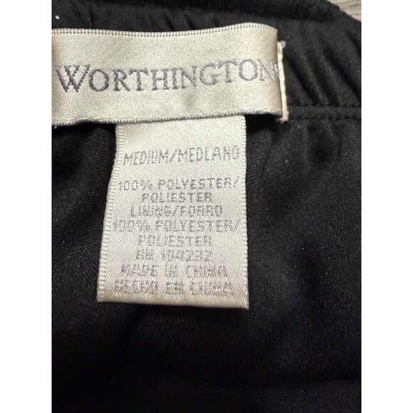 Vtg Worthington Womans M Flowy Maxi Skirt Embroidered Waistband Whimsigoth Y2k - Picture 3 of 11